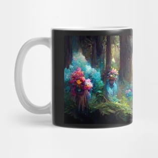 Flower Spirits In The Forest Mug